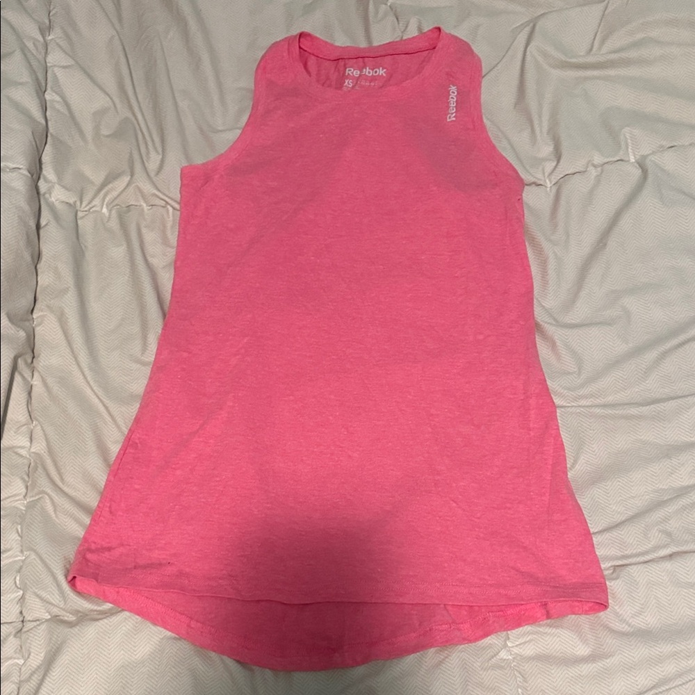 Reebok Women's Vibrant Pink Tank Top